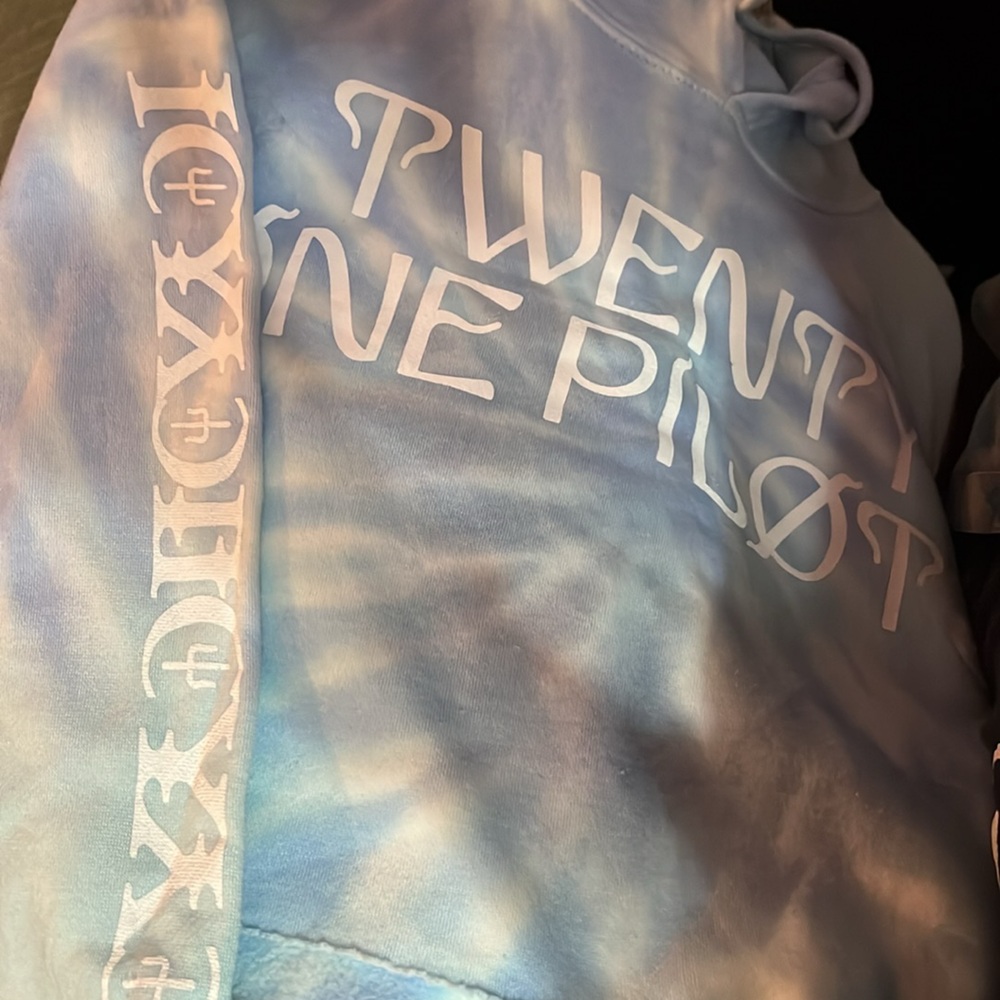 Twenty One Pilots (TOP) Icy Tour - Tye Dye Crop Hoodie XS